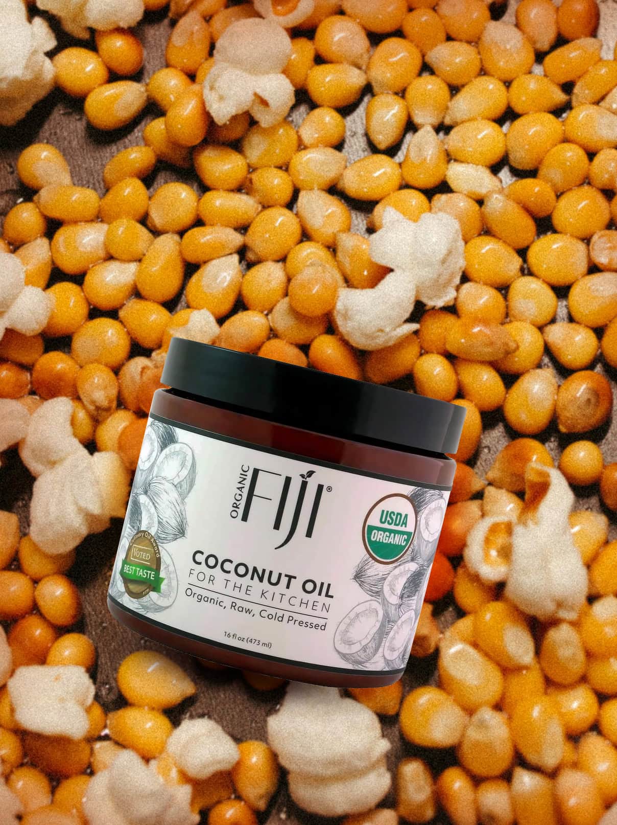 Coconut Oil Popcorn Recipe