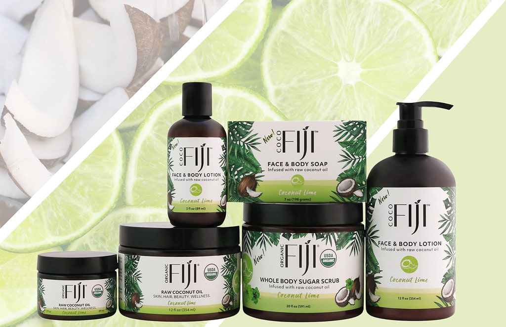 Coconut Lime Products by Organic Fiji