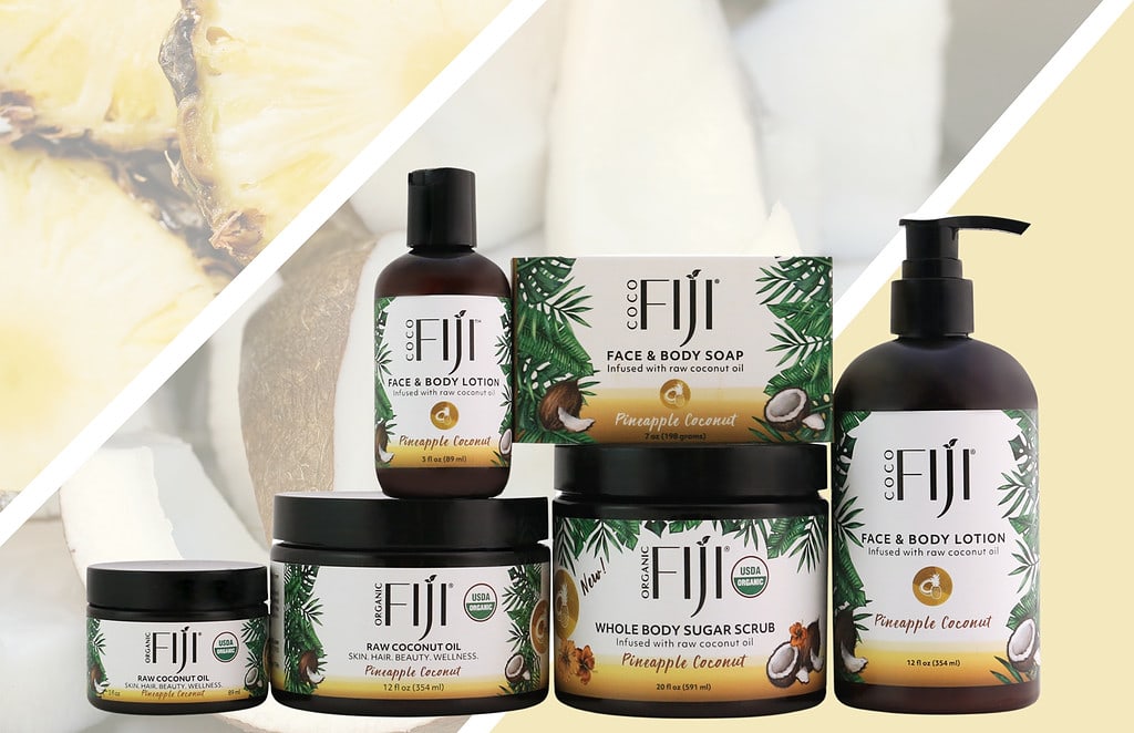 Pineapple Coconut Products by Organic Fiji
