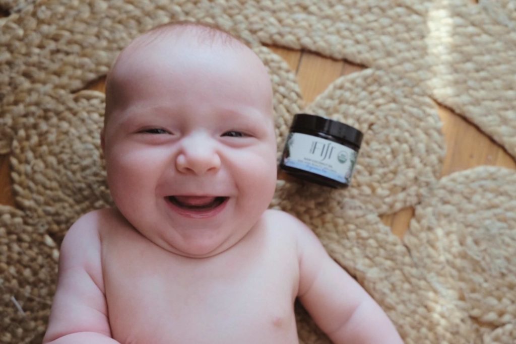 coconut oil body products for baby