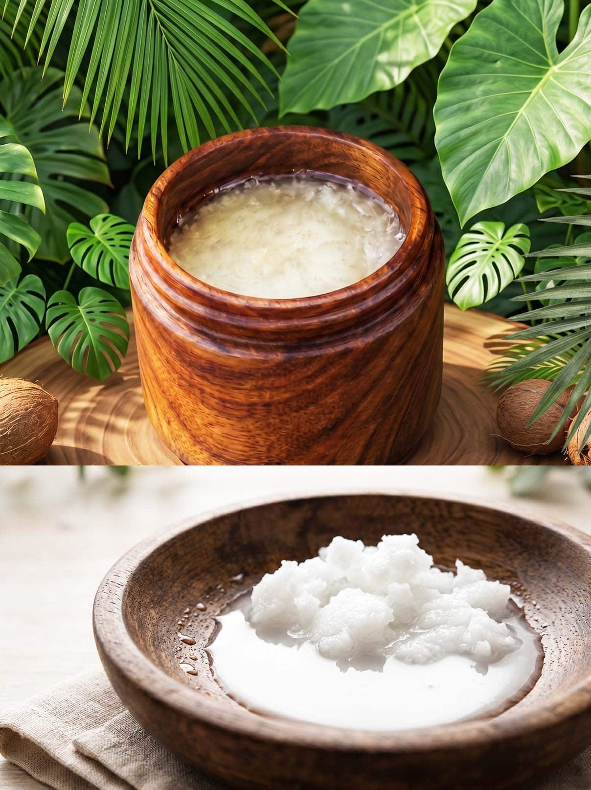 Grainy Coconut Oil